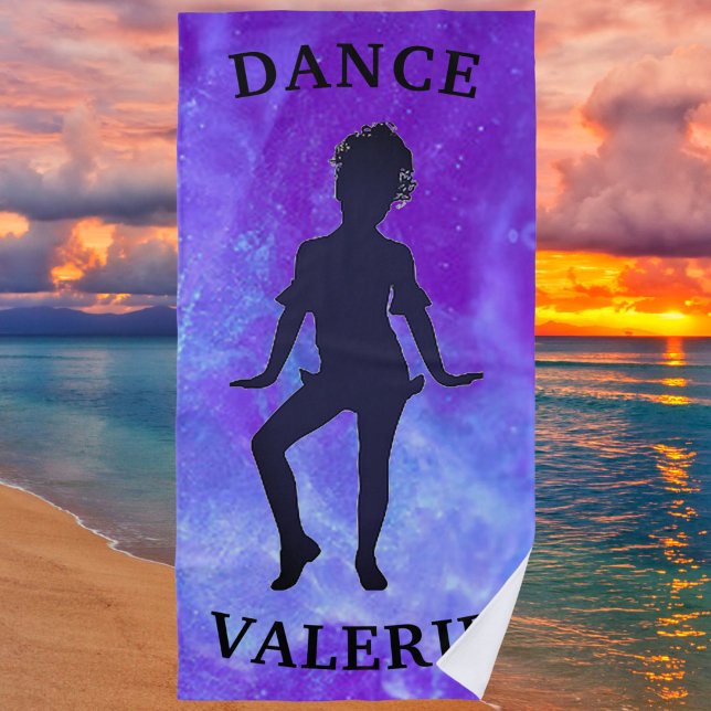 Galaxy Dance Beach Towel (Creator Uploaded)