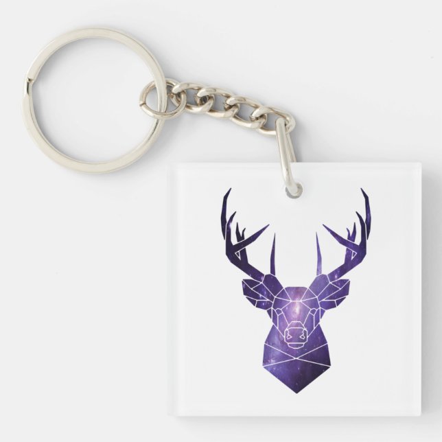 Galaxy deer        key ring (Front)