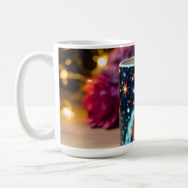 Galaxy designed for coffee and tea lover mug (Left)