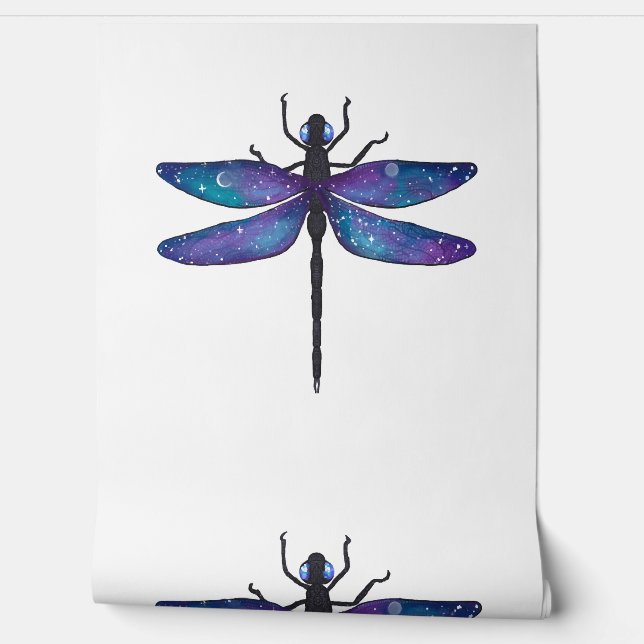 Galaxy Dragonfly Wallpaper (Unrolling)