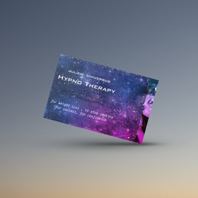 Galaxy Dream for hypnotherapists Business Card (Creator Uploaded)