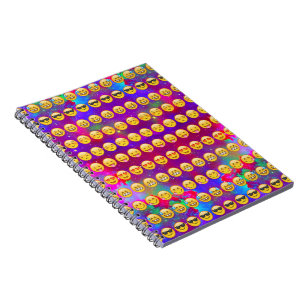 Galaxy Emojis Spiral Notebook