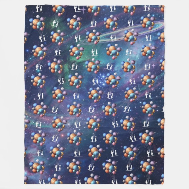 Galaxy Fleece Blanket (Front)
