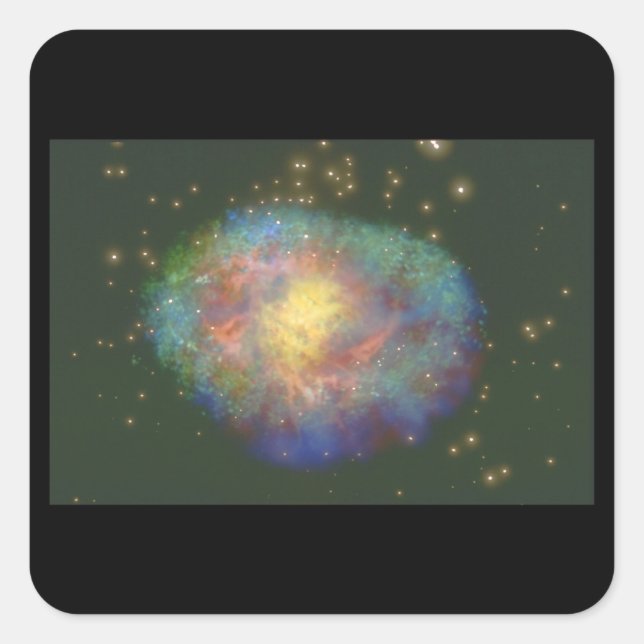 Galaxy. (galaxy;space;stars;'_Space Scenes Square Sticker (Front)