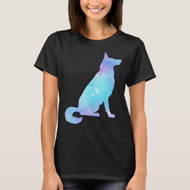 Galaxy German Shepherd T-Shirt (Front)