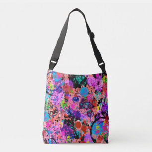 Galaxy Graffiti Crossbody Bag