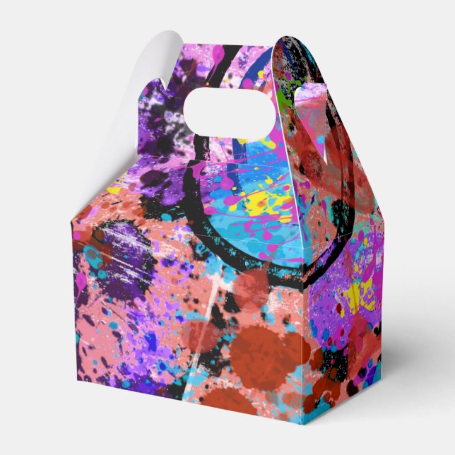 Galaxy Graffiti Favour Box (Front Side)