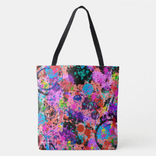 Galaxy Graffiti Tote Bag