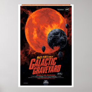 Galaxy Graveyard NASA Space Travel Poster Print