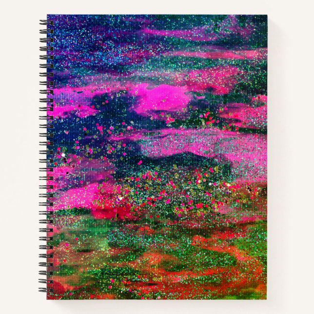 Galaxy Heart Shape Notebook (Front)