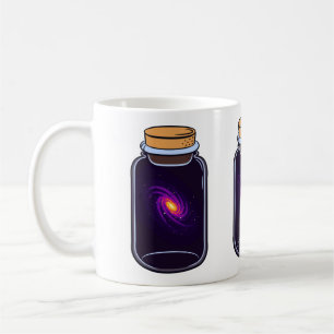 Galaxy in a Jar Universe Glas Space Lovers Coffee Mug
