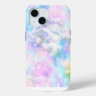 Galaxy in the Clouds iPhone 15 Case