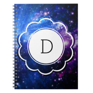 Galaxy Initial Spiral Notebook