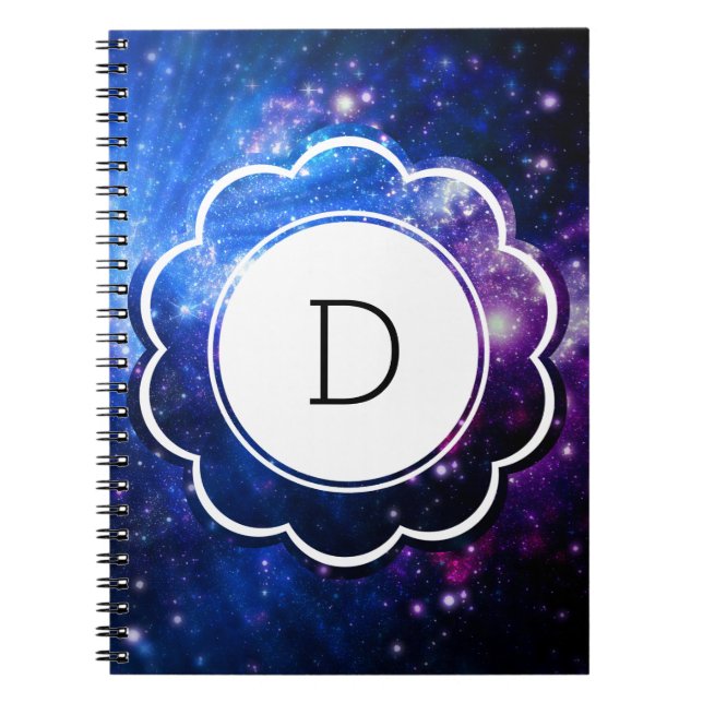 Galaxy Initial Spiral Notebook (Front)
