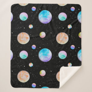 Galaxy Ink Line Blanket