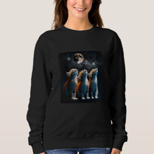 Galaxy Kittens Cat UFO Cat In Space 2 Sweatshirt