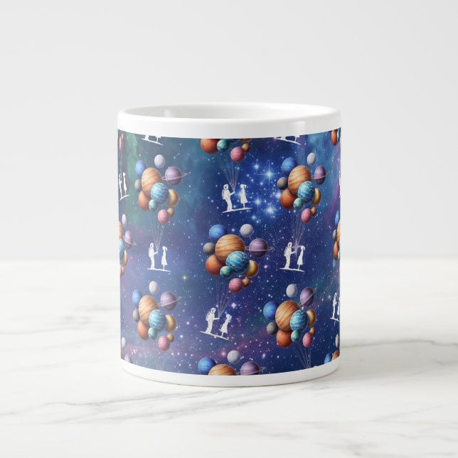 Galaxy Large Coffee Mug (Front)