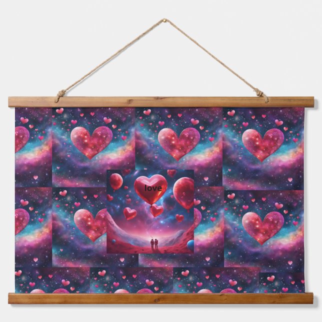 galaxy love wall art (Front)