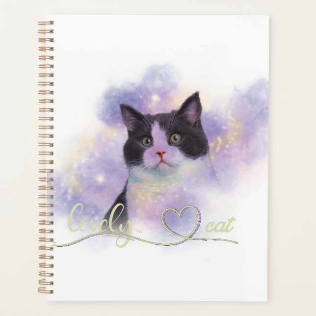 Galaxy Lovely Cat Planner (Front)