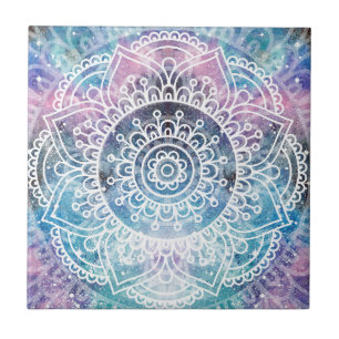 Galaxy Mandala Tile