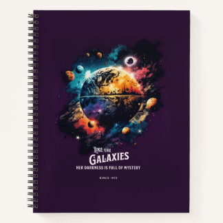 Galaxy Modern note book