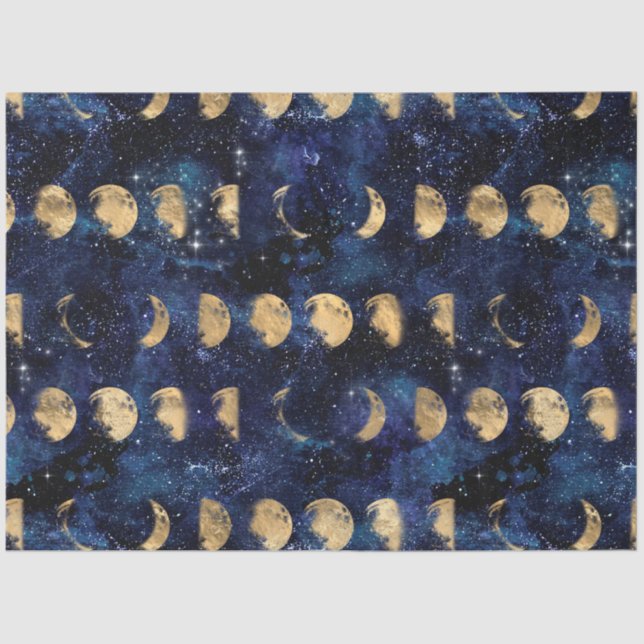 Galaxy Moon Series Design 11 Tissue Paper (Front)
