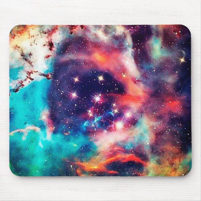 Galaxy Mouse Pad, Colourful Pad (Front)
