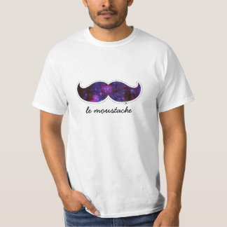 galaxy moustache T-Shirt