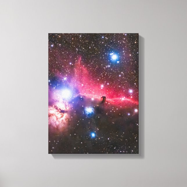 Galaxy Nebula Canvas Wall Art | Cosmic Space Print (Front)