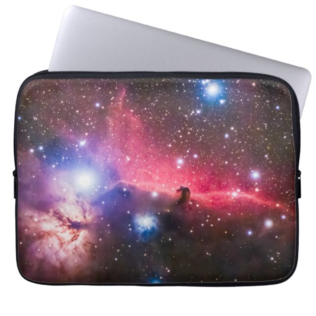 Galaxy Nebula Laptop Sleeve | Cosmic Space Print (Front)
