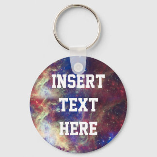 Galaxy Nebula Personalised Astronomy Space Key Ring