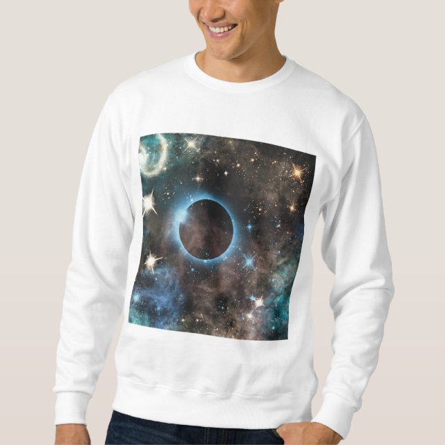 Galaxy Nebula Planet Hubble Telescope Photography Sweatshirt (Front)
