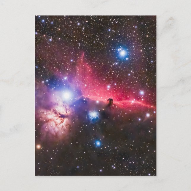 Galaxy Nebula Postcard | Cosmic Space Art Card (Front)