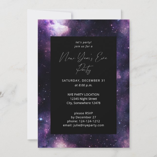 Galaxy New Year's Eve Party (Front)