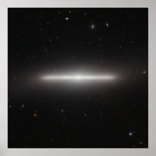 Galaxy NGC 4452 Poster