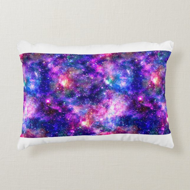 Galaxy Night Decorative Cushion (Front)