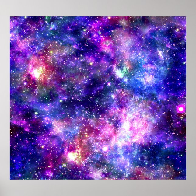 Galaxy Night Print Cosmic Design (Front)