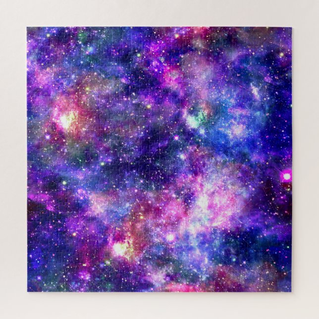 Galaxy Night Print Cosmic Design Jigsaw Puzzle (Vertical)