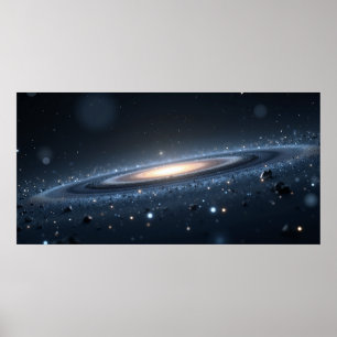 Galaxy Night Sky Wall Art – Deep Space 