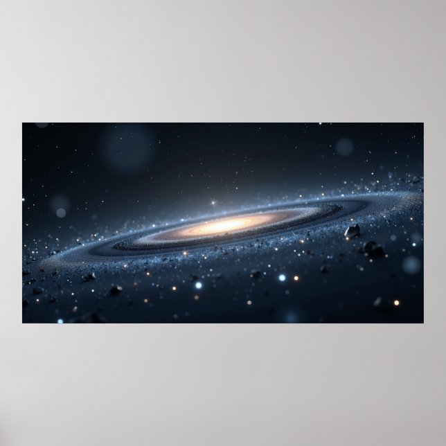 Galaxy Night Sky Wall Art – Deep Space  (Front)