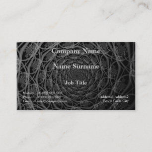 Galaxy of Filaments in Black and White Card