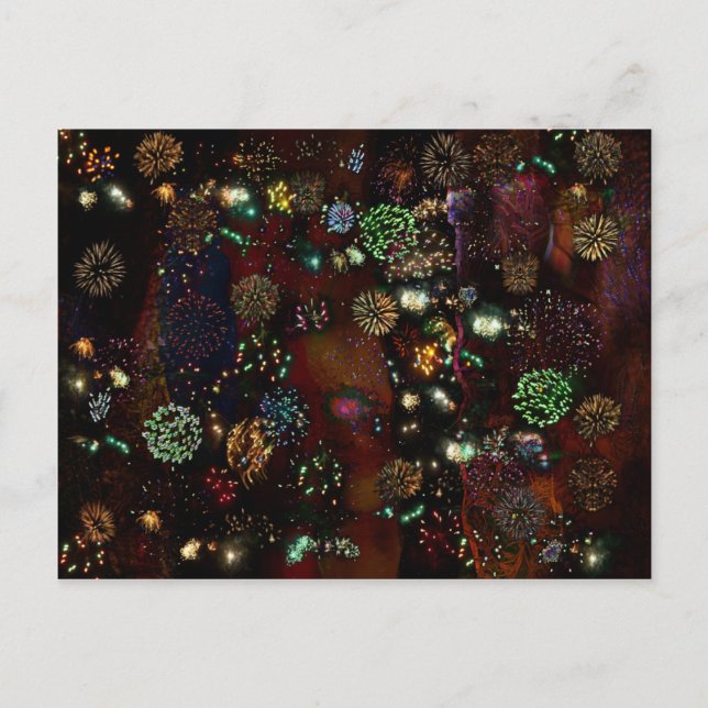 Galaxy of Fireworks Collage 2of4 2859b Postcard (Front)
