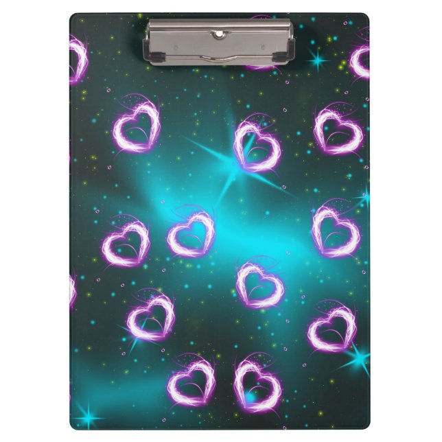 Galaxy of heart clipboard (Front)