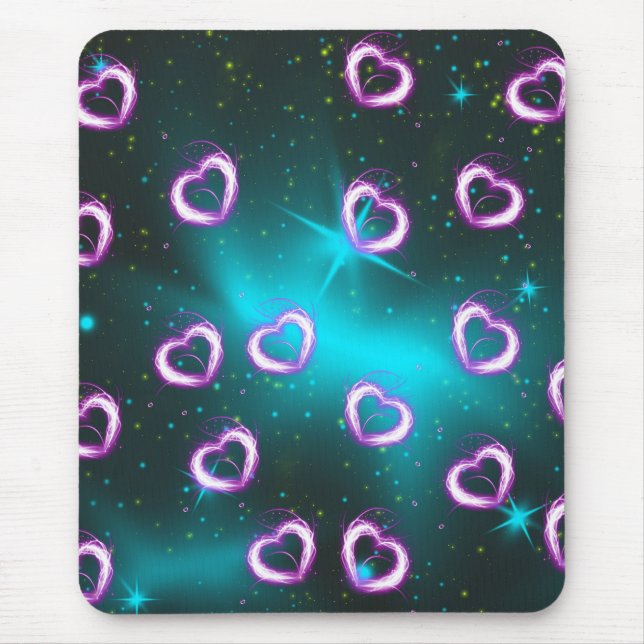 Galaxy of heart mouse pad (Front)