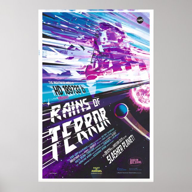 Galaxy of Horrors Print Rains of Terror Exoplanet (Front)