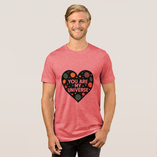 Galaxy of Love Tri-Blend Shirt (Front Full)