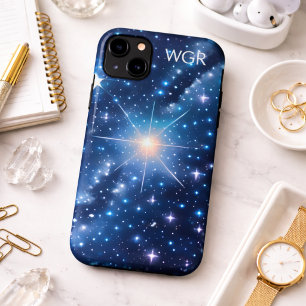 Galaxy of Stars in Space Monogram  Case-Mate iPhone Case