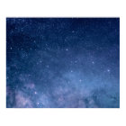 Galaxy of Twinkling Stars in Colorful Night Sky