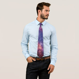 Galaxy Outer Space Stars Starry Night Sky Nasa Nec Tie