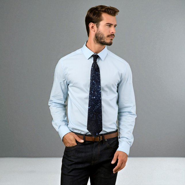 Galaxy Outer Space Stars Starry Night Sky Nasa Nec Tie (Creator Uploaded)
